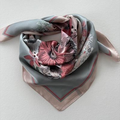 Three M Mini Tørklæde, Satin, Rosa Mix